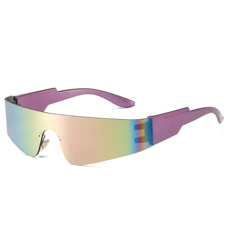 Rimless Multicolor Sunglasses for Men and Women - Trendy UV400 Eyewear