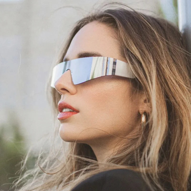 Rimless Multicolor Sunglasses for Men and Women - Trendy UV400 Eyewear
