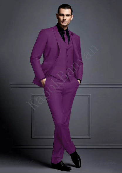 Men's Slim Fit Grey Suit Set for Weddings - Affordable Groom Tuxedo with Jacket, Vest, and Pants