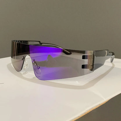 Rimless Multicolor Sunglasses for Men and Women - Trendy UV400 Eyewear